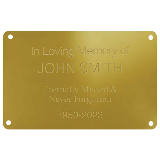 Memorial Plaque