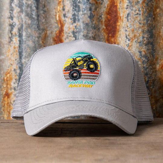 Kids Monster Truck Cap Grey