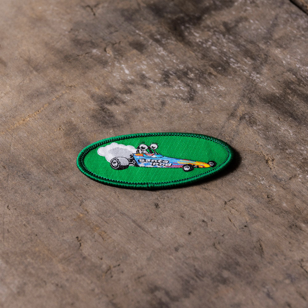 Junior Dragster Iron On Badge
