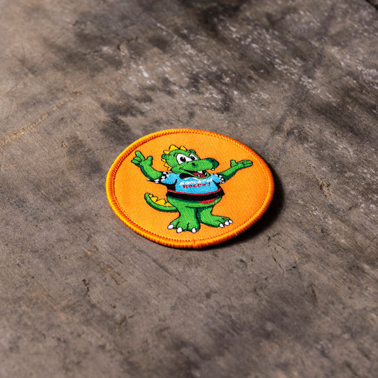 Nitro The Dragon Iron On Badge