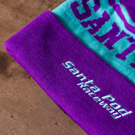 Two Tone Bobble Hat