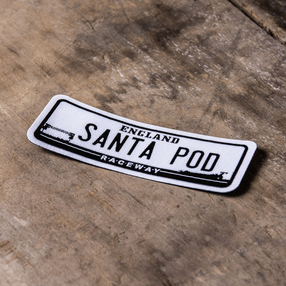 Number Plate Woven Badge