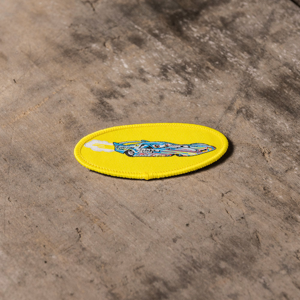 Fire Force 3 Jet car Iron On Badge
