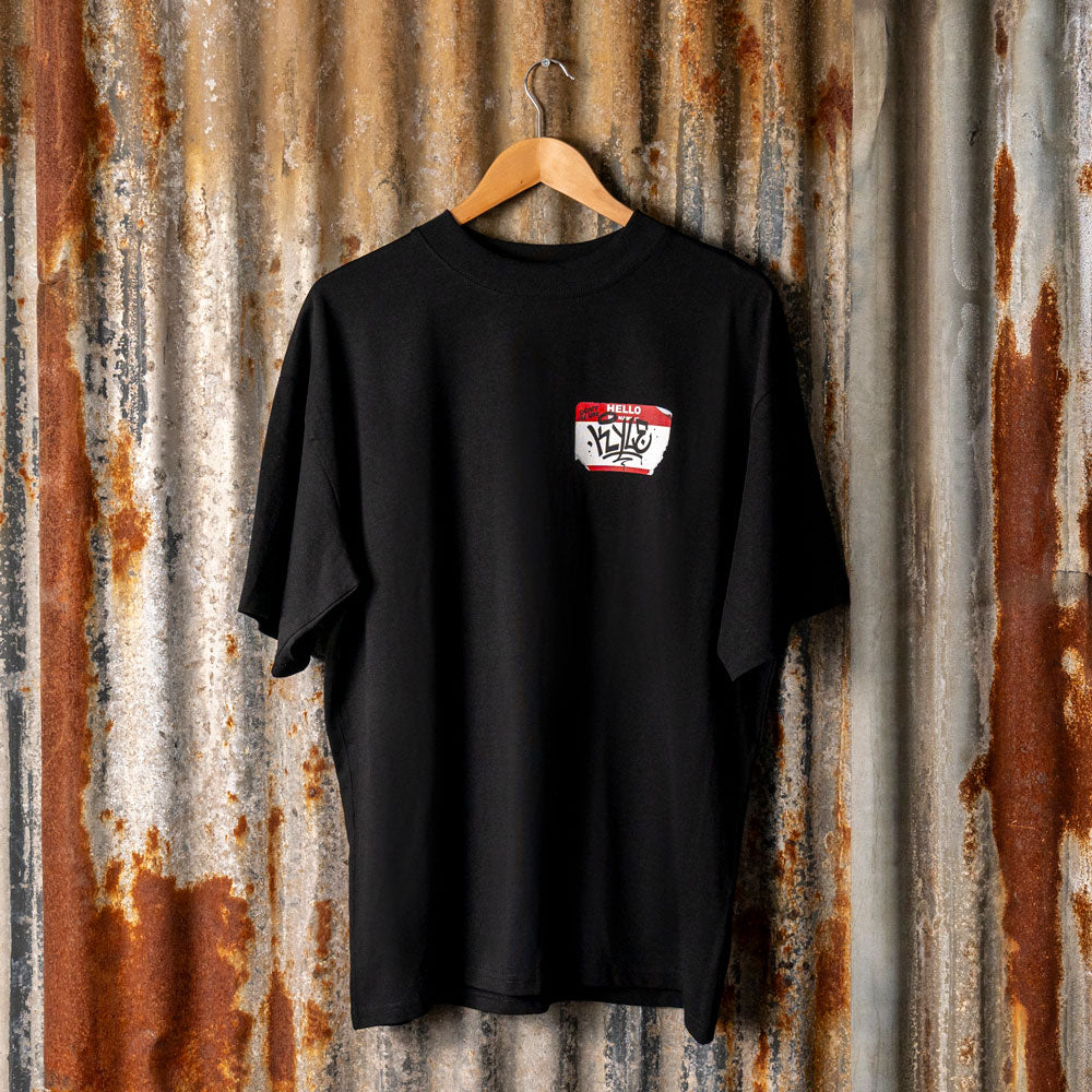 USC Kyle Black Tee with small motif design