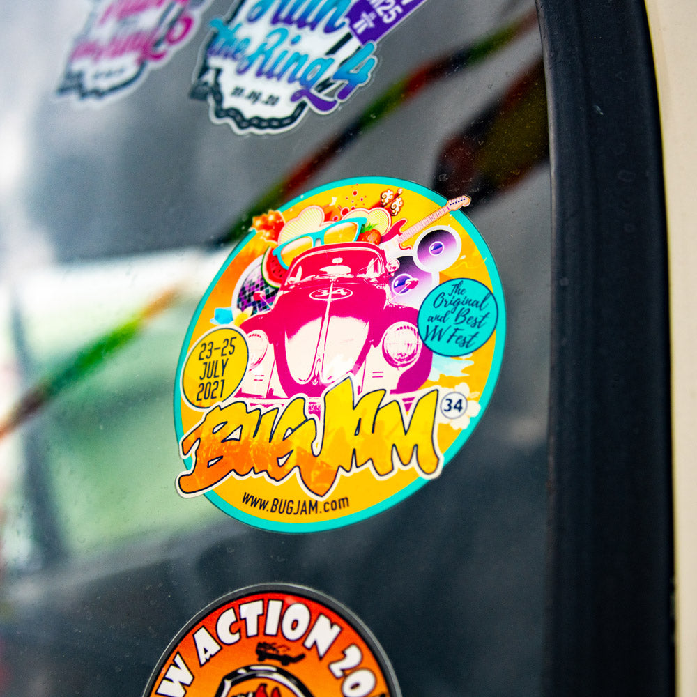Bug Jam 34 Window Sticker – Santa Pod Raceway Shop