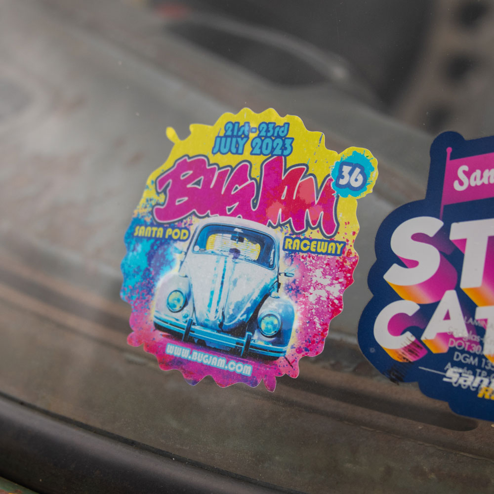 Bug Jam 36 Sticker – Santa Pod Raceway Shop