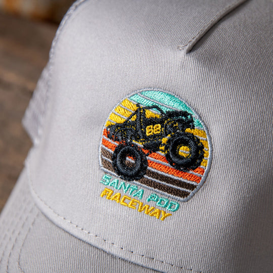 Kids Monster Truck Cap Grey