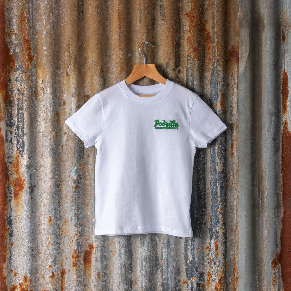 Kids Podzilla Action Tee - Green