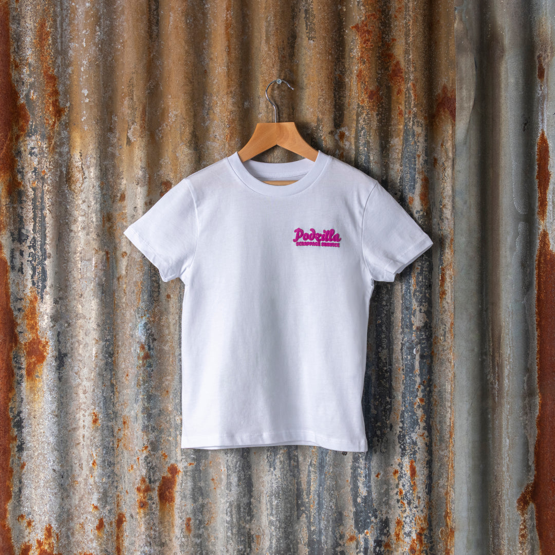 Kids Podzilla Action Tee - Pink