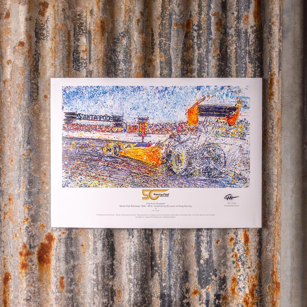 A3 Jet Car Print