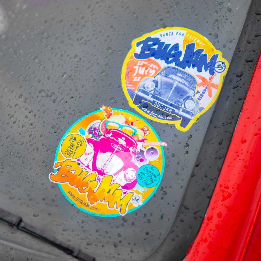 Bug Jam 34 Window Sticker – Santa Pod Raceway Shop
