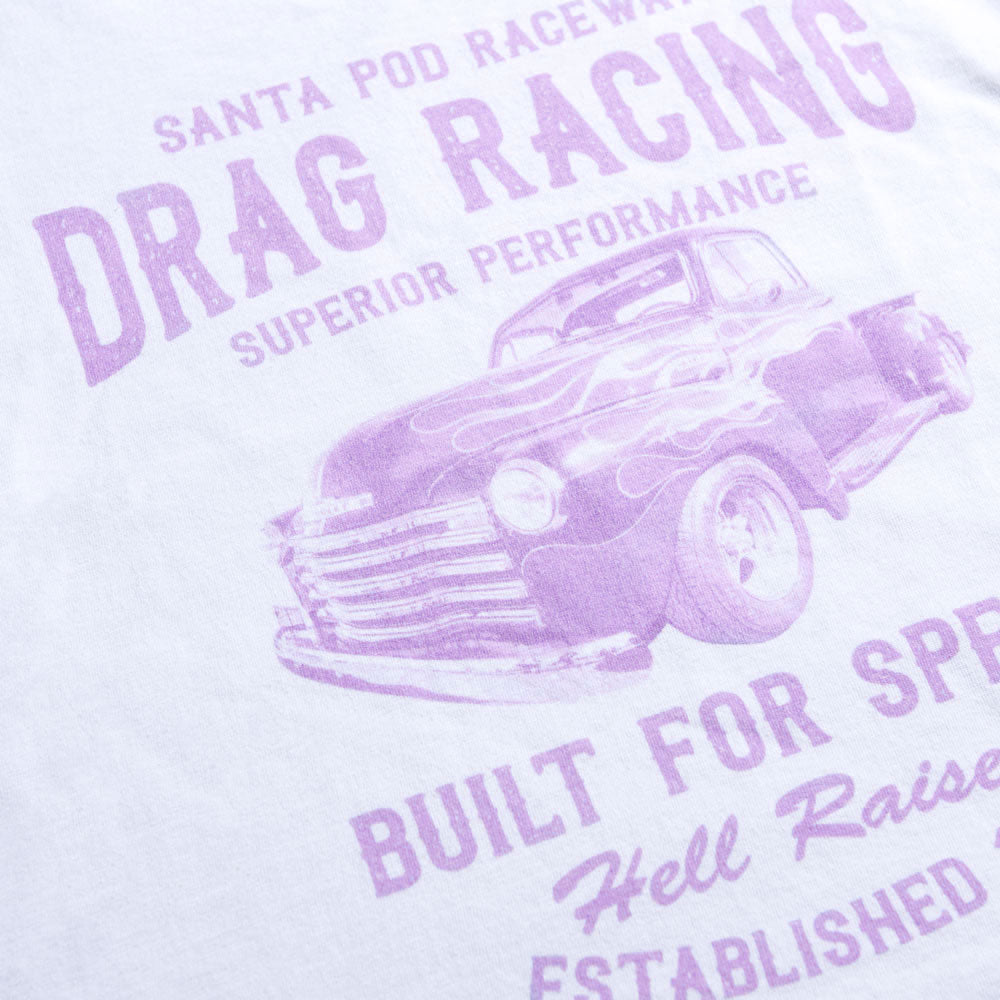 Kids Built For Speed Tee - lilac