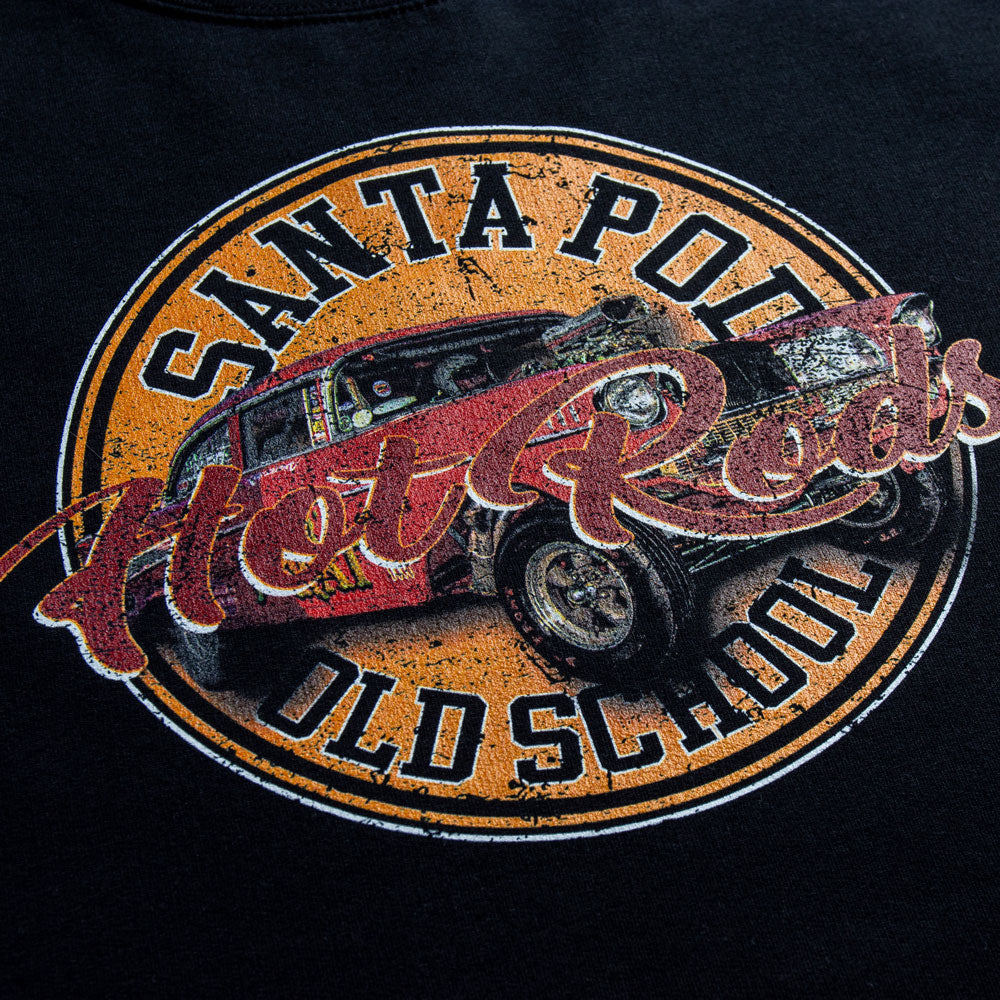 Retro Hot Rod Print Sweatshirt - Roarin' Rat