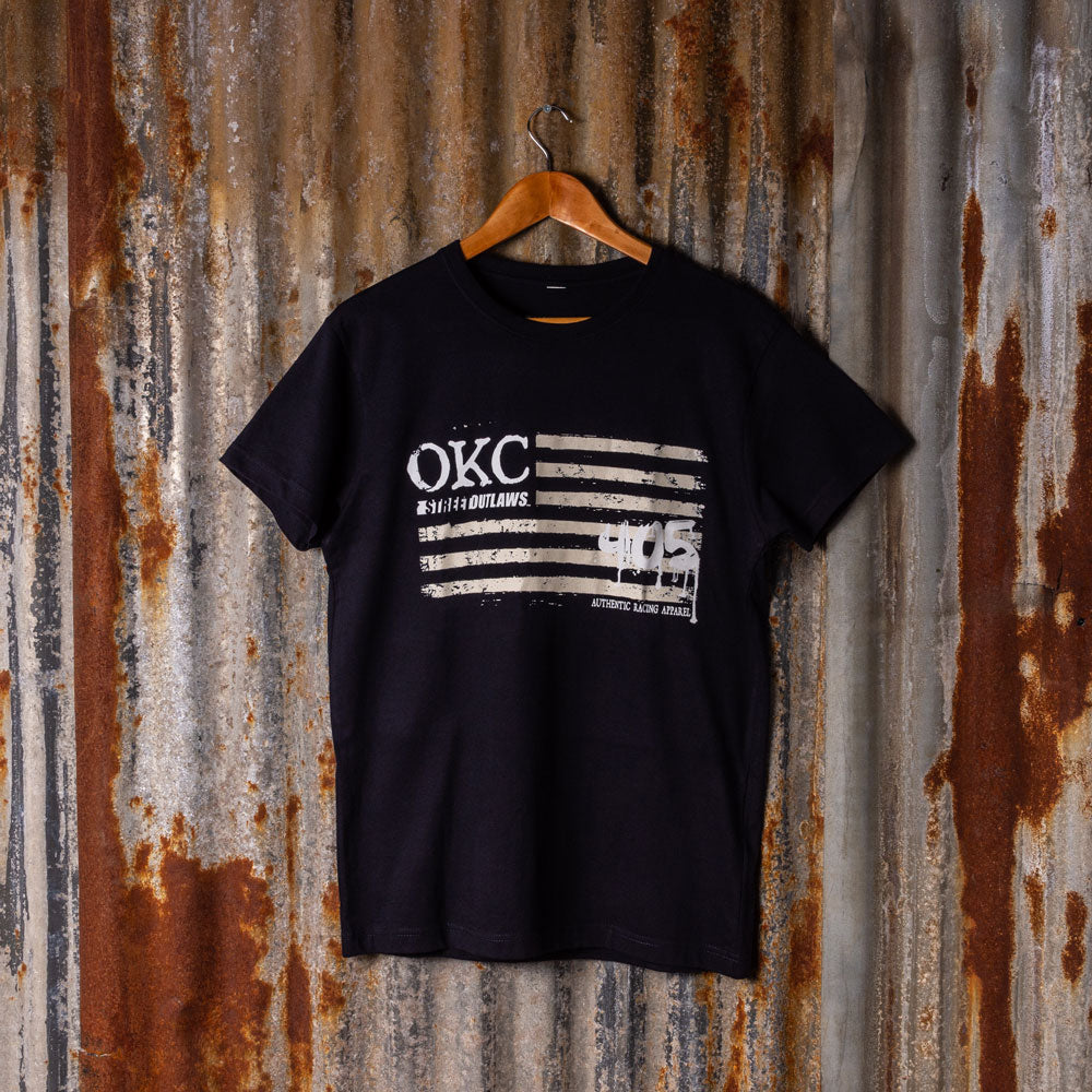 Street Outlaws Tee - OKC Flag